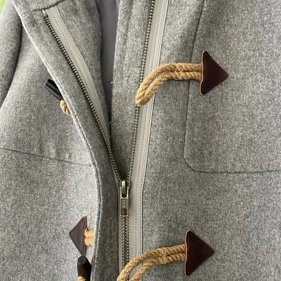 J.Crew ~ Wool Winter Coat with Toggles - Picture 4 of 12